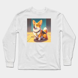 cute corgi Long Sleeve T-Shirt